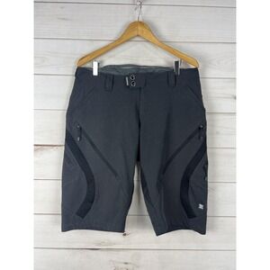 Race Face Shorts Mens Large Gray Mountain Bike Cycling 12 Inseam Stretch MTB